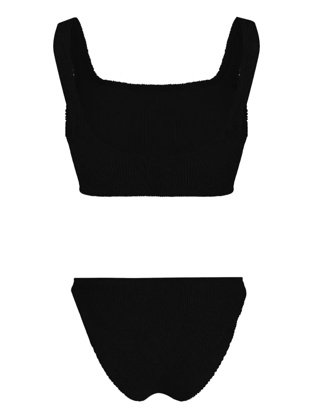 Bikini a coste xandra in nero Hunza G - donna