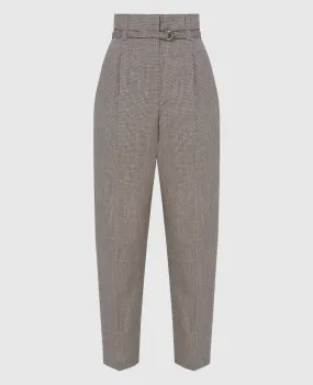Brunello Cucinelli Pantaloni in lana e lino MH513P7461