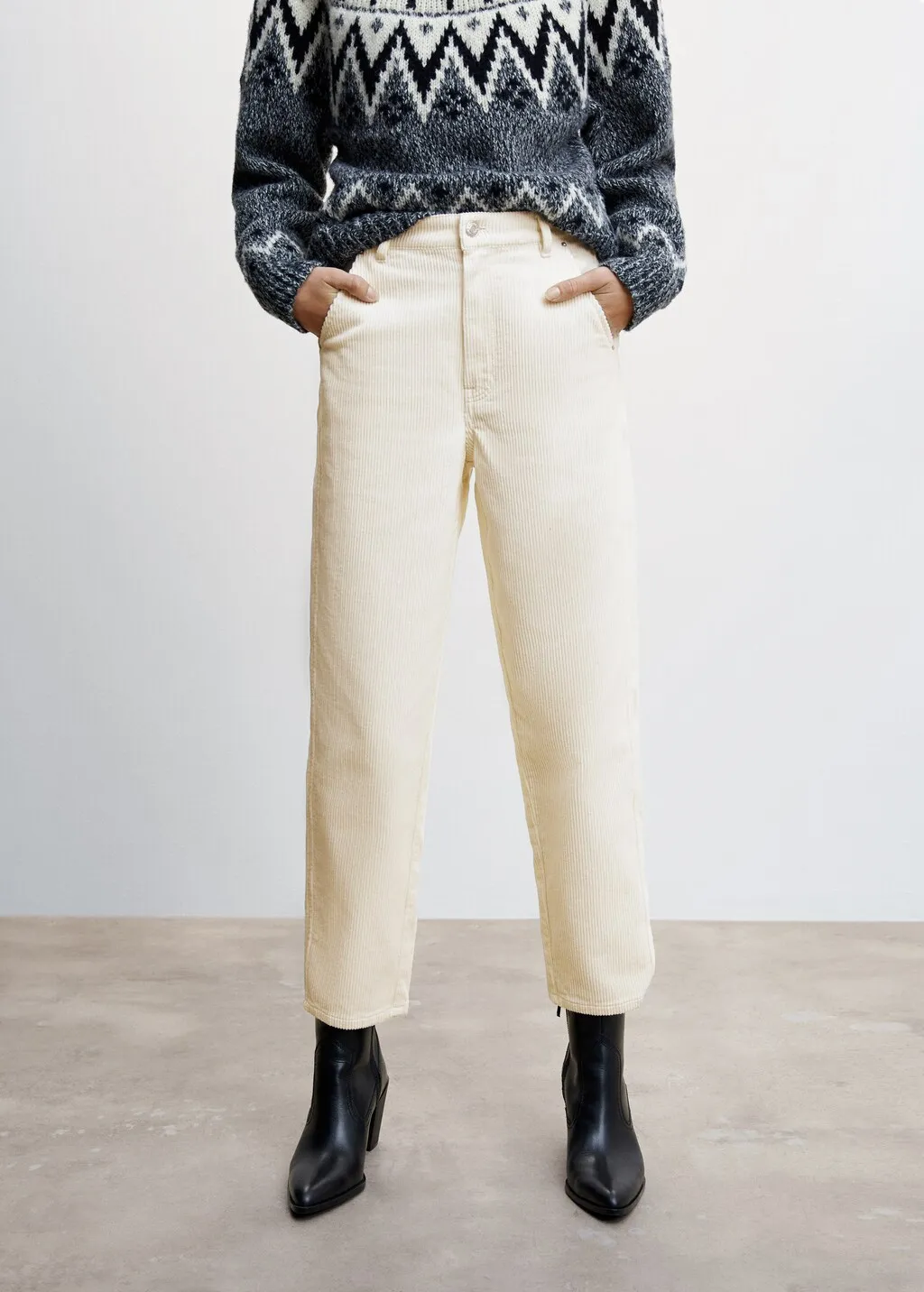 Jeans velluto a coste