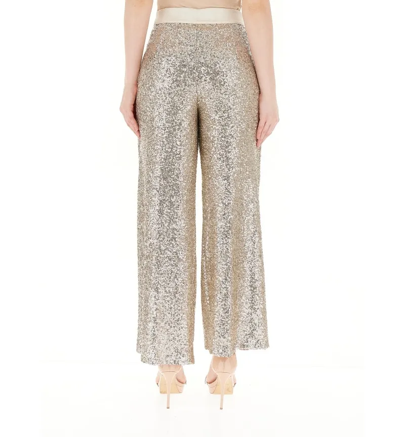 Pantalone con paillettes