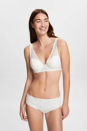 Reggiseno in pizzo imbottito e con ferretto