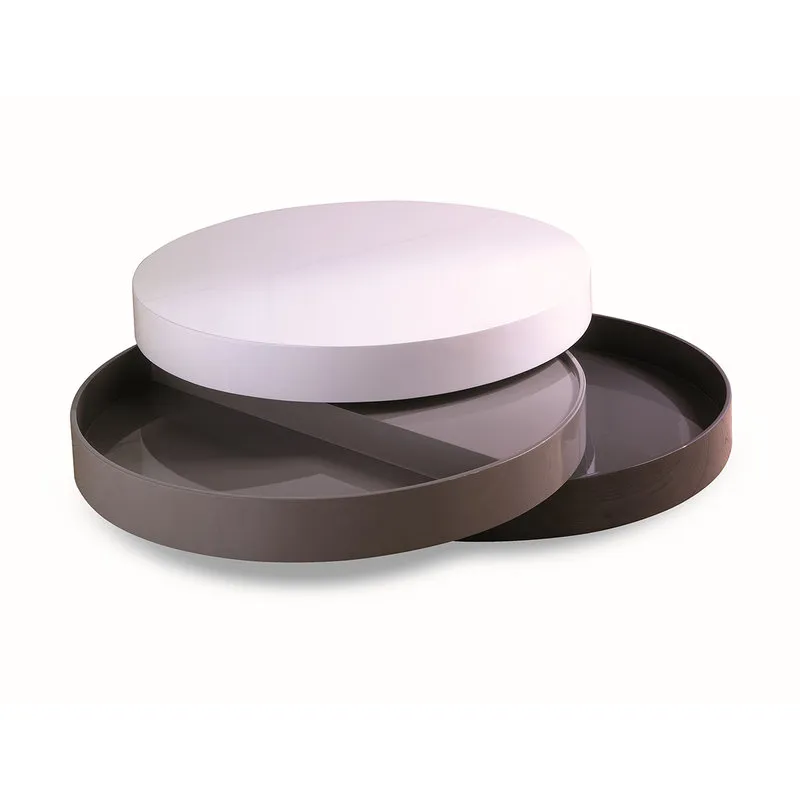 Stones Tavolino (90 x 90 x 90h), bianco